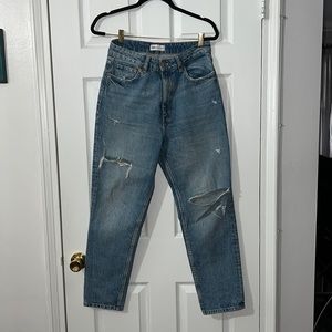 Zara mom jeans